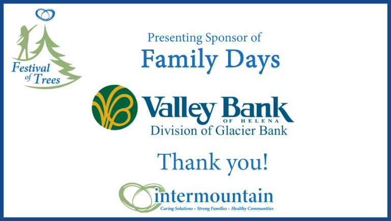 Festival of Trees Sponsor - Valley Bank