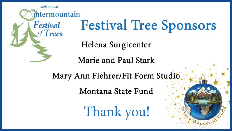 Festival of Trees Sponsor - Festival Tree Sponsors