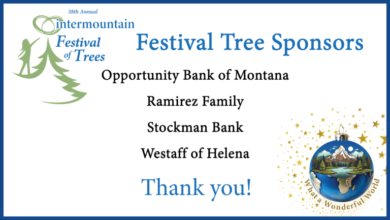 Festival of Trees Sponsor - Festival Tree Sponsors
